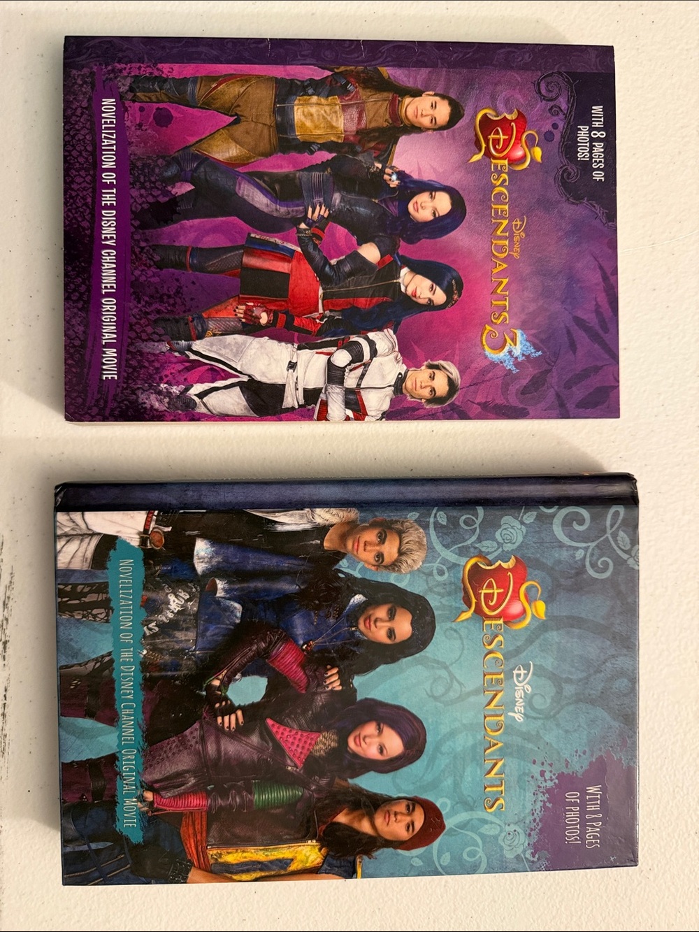 Disney Descendants Novelization Duo — Purple & Teal Covers